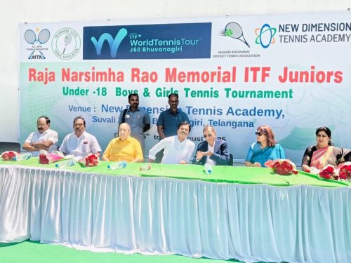 Inauguration of International Tennis tournament